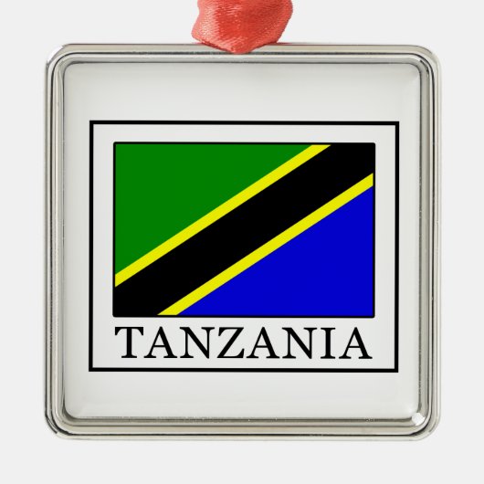 Tanzania Metalen Ornament (Voorkant)