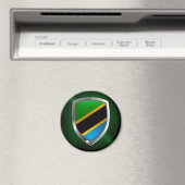 Tanzania Metallic Emblem Magneet (Insitu (Vaatwasser))