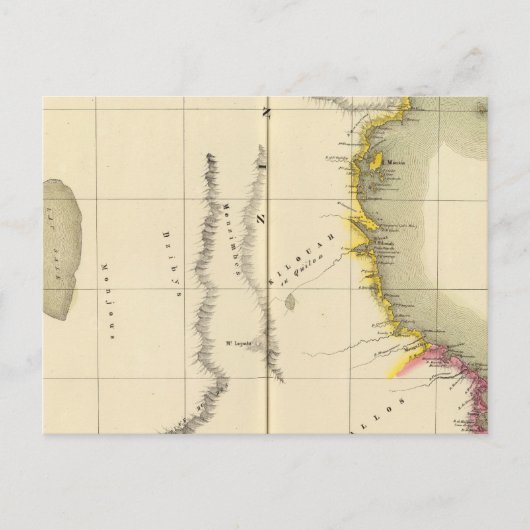 Tanzania, Mozambique 43 Briefkaart (Voorkant)