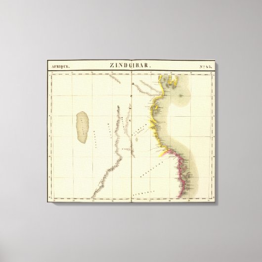 Tanzania, Mozambique 43 Canvas Afdruk (Voorkant)
