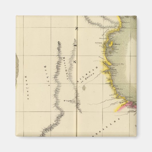 Tanzania, Mozambique 43 Magneet (Voorkant)