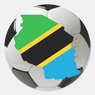 Tanzania nationaal team ronde sticker