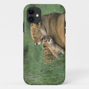 Tanzania, Ngorongoro-krater. Afrikaanse leeumoeder Case-Mate iPhone Case