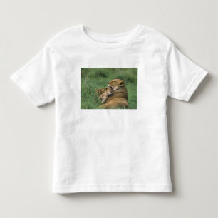 Tanzania, Ngorongoro-krater. Afrikaanse leeuwenmoe Kinder Shirts