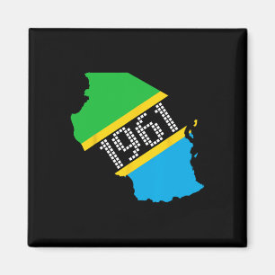 Tanzania Onafhankelijkheidsdag van de vlag Magneet