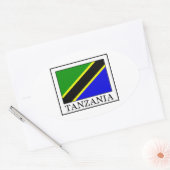 Tanzania Ovale Sticker (Envelop)