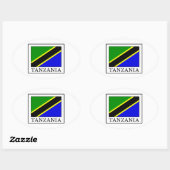 Tanzania Ovale Sticker (Vel)