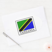 Tanzania Ovale Sticker (Envelop)