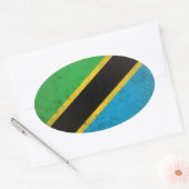 Tanzania Ovale Sticker (Envelop)