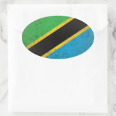 Tanzania Ovale Sticker (Tas)