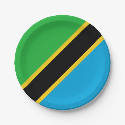 Tanzania Papieren Bordje (Voorkant)