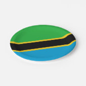 Tanzania Papieren Bordje (Gekanteld)