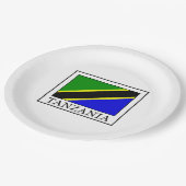 Tanzania Papieren Bordje (Gekanteld)