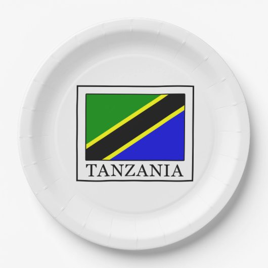 Tanzania Papieren Bordje (Voorkant)