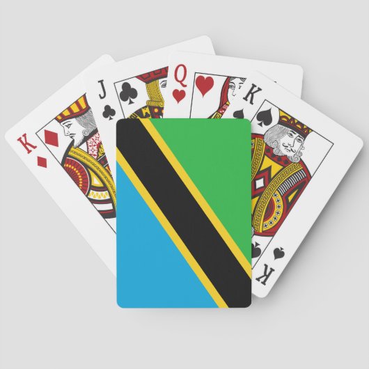Tanzania Pokerkaarten (Achterkant)