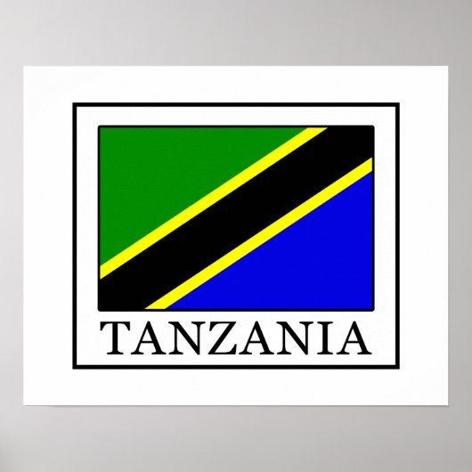 Tanzania Poster (Voorkant)