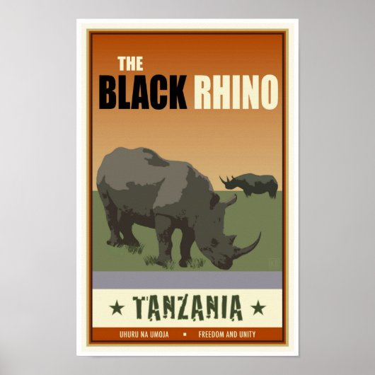 Tanzania Poster (Voorkant)