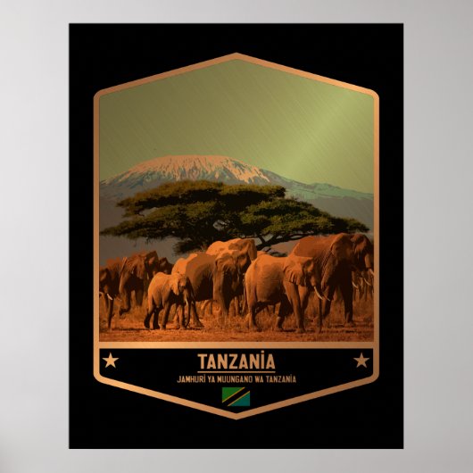 Tanzania Poster (Voorkant)