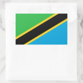 Tanzania Rechthoekige Sticker (Tas)