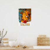 Tanzania reisposter poster (Keuken)