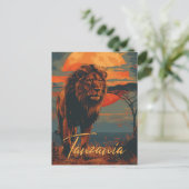  Tanzania Reizen Briefkaart (Staand voorkant)