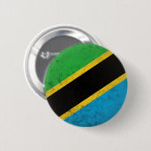 Tanzania Ronde Button 5,7 Cm (Voorkant /achterkant)