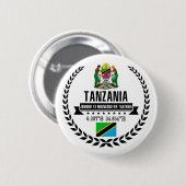 Tanzania Ronde Button 5,7 Cm (Voorkant /achterkant)