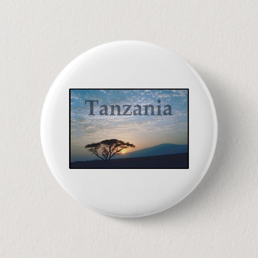 Tanzania Ronde Button 5,7 Cm (Voorkant)
