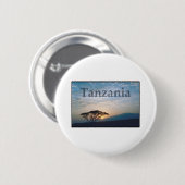 Tanzania Ronde Button 5,7 Cm (Voorkant /achterkant)