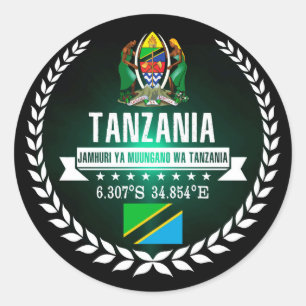 Tanzania Ronde Sticker