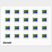 Tanzania Ronde Sticker (Vel)