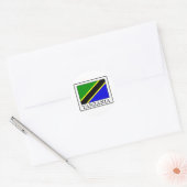 Tanzania Ronde Sticker (Envelop)