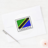 Tanzania Ronde Sticker (Envelop)