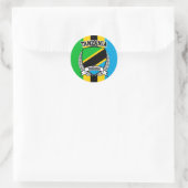 Tanzania Ronde Sticker (Tas)