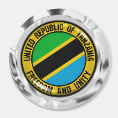 Tanzania Round Emblem Magneet (Voorkant)