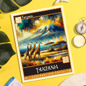Tanzania |  schilderij briefkaart