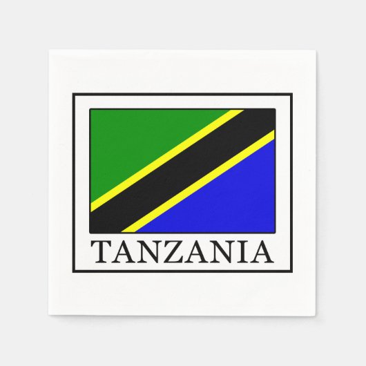 Tanzania Servetten (Voorkant)