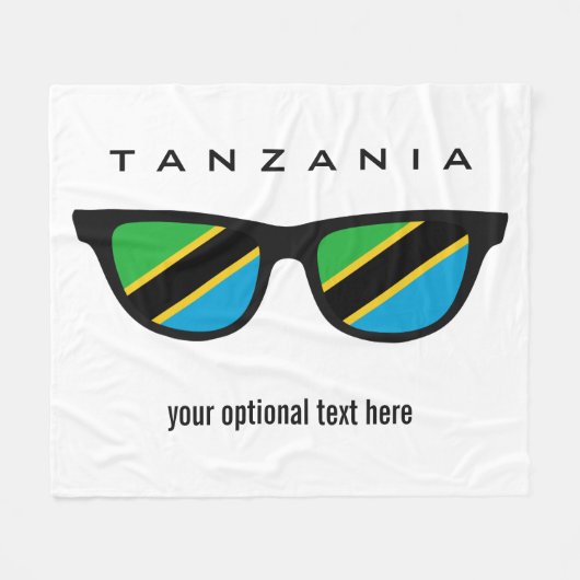 Tanzania Shades aangepaste dekens (Voorkant (Horizontaal))