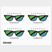 Tanzania Shades aangepaste stickers (Vel)