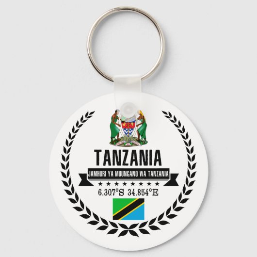 Tanzania Sleutelhanger (Voorkant)