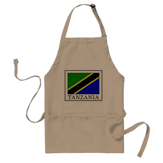 Tanzania Standaard Schort (Voorkant)