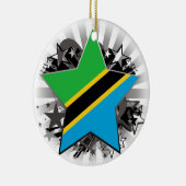 Tanzania Star Keramisch Ornament (Rechts)