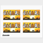 Tanzania Sunset Safari Sticker (Vel)