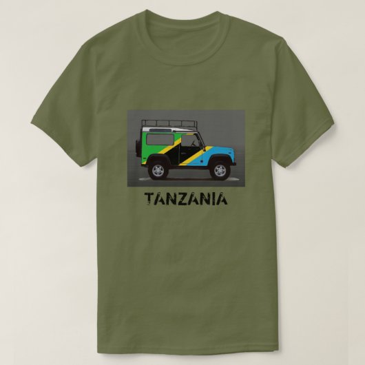 TANZANIA T-SHIRT (Design voorkant)
