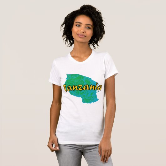Tanzania T-shirt (Voorkant volledig)