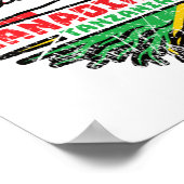 Tanzania Tanzania Canada Canada Tree Roots Flag Poster (Hoek)
