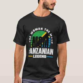 Tanzania Tanzania Vlag moeder Tanzania T-shirt