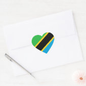 Tanzania - Tanzaniaanse vlag Hart Sticker (Envelop)