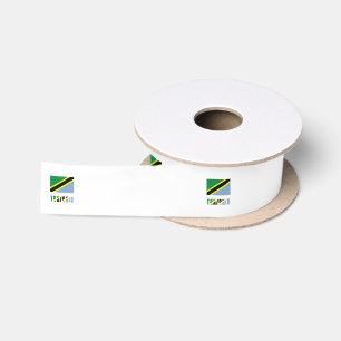 Tanzania Tanzaniaanse Vlag Satijnen Lint