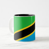 Tanzania Tweekleurige Koffiemok (Voorkant links)